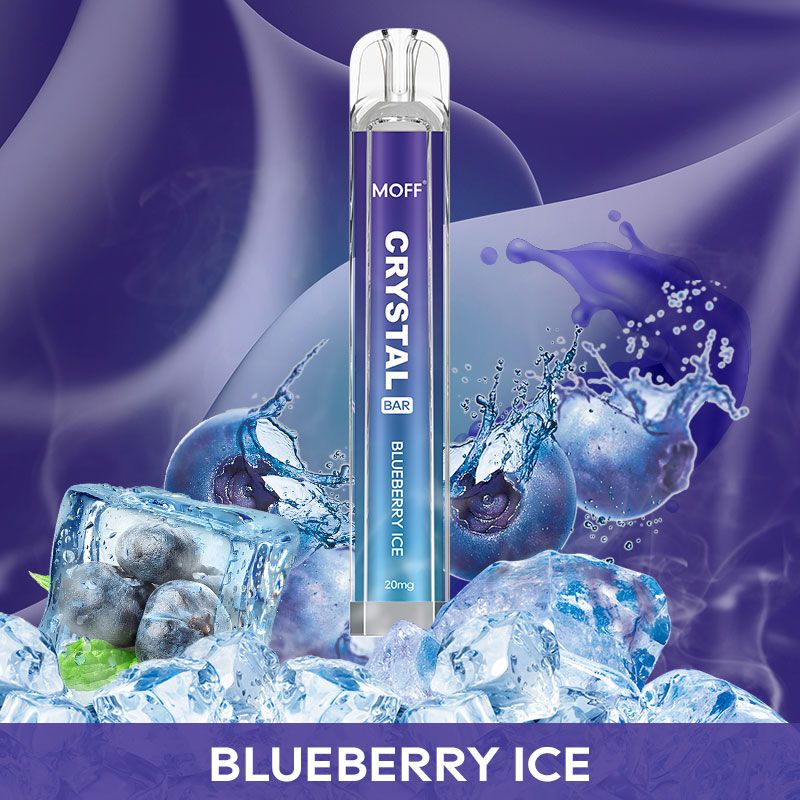 Moff Crystalbar Einweg E-Zigarette - Blueberry Ice 20mg