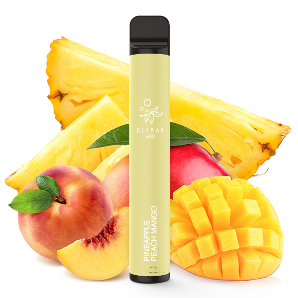 Elfbar 600 Pineapple Peach Mango 0mg - Versteuert
