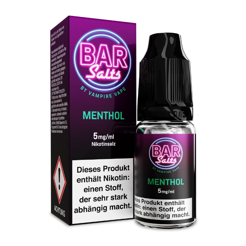 Vampire Vape Bar Salts - Menthol 10ml 5mg