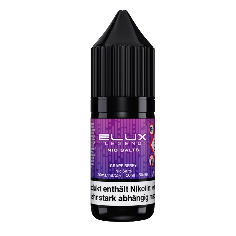 Elux Nic Salts 10ml - Grape Berry 10mg