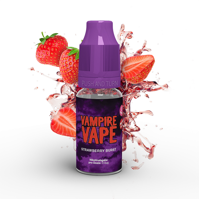 Strawberry Burst E-Liquid - 0mg