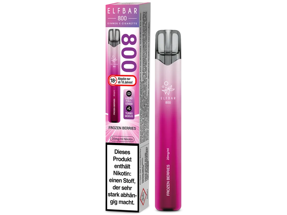 Elfbar 800 Einweg E-Zigarette | 20mg, 2ml | Frozen Berries