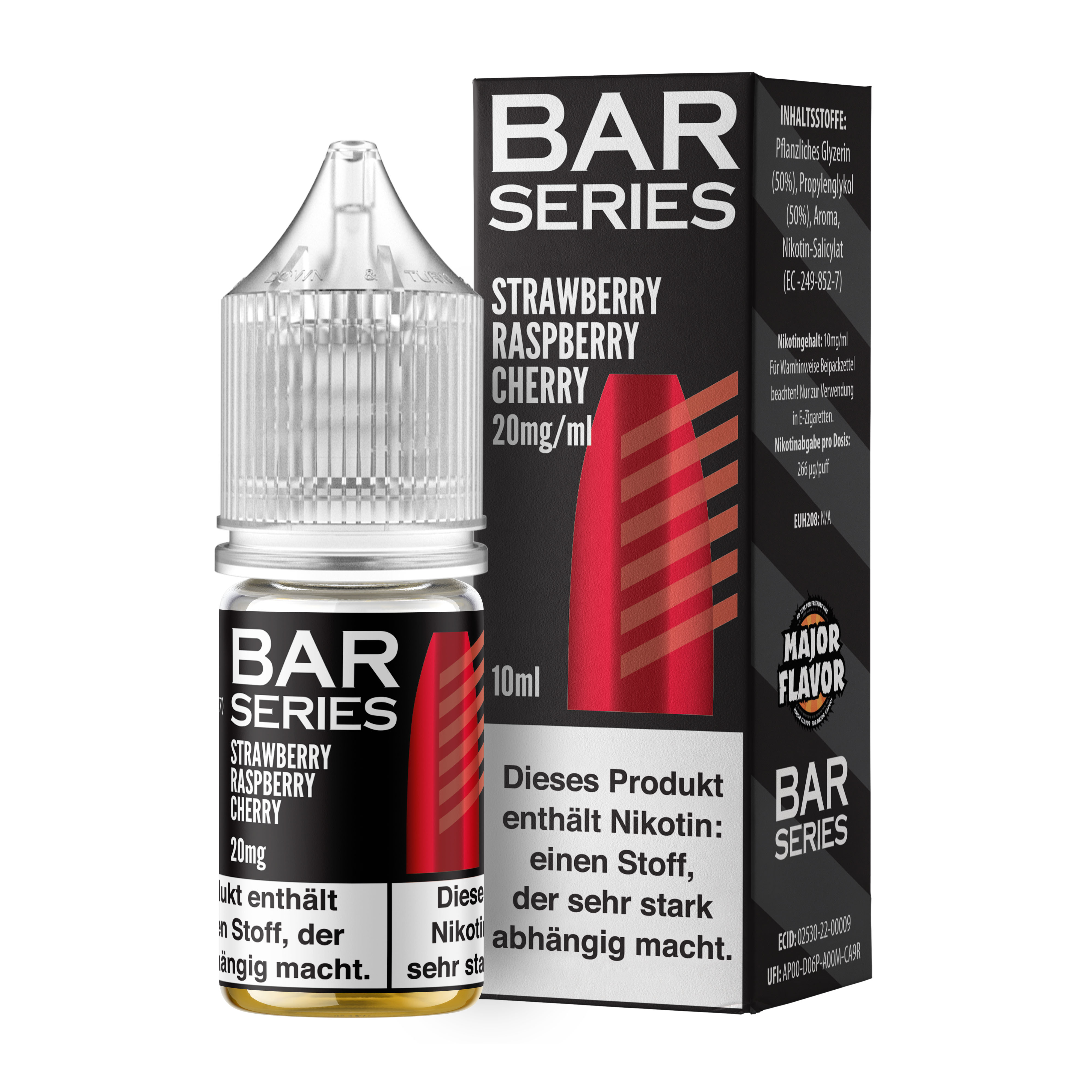 Bar Series - Nic Salt - Strawberry Raspberry Cherry - 10ml 20mg