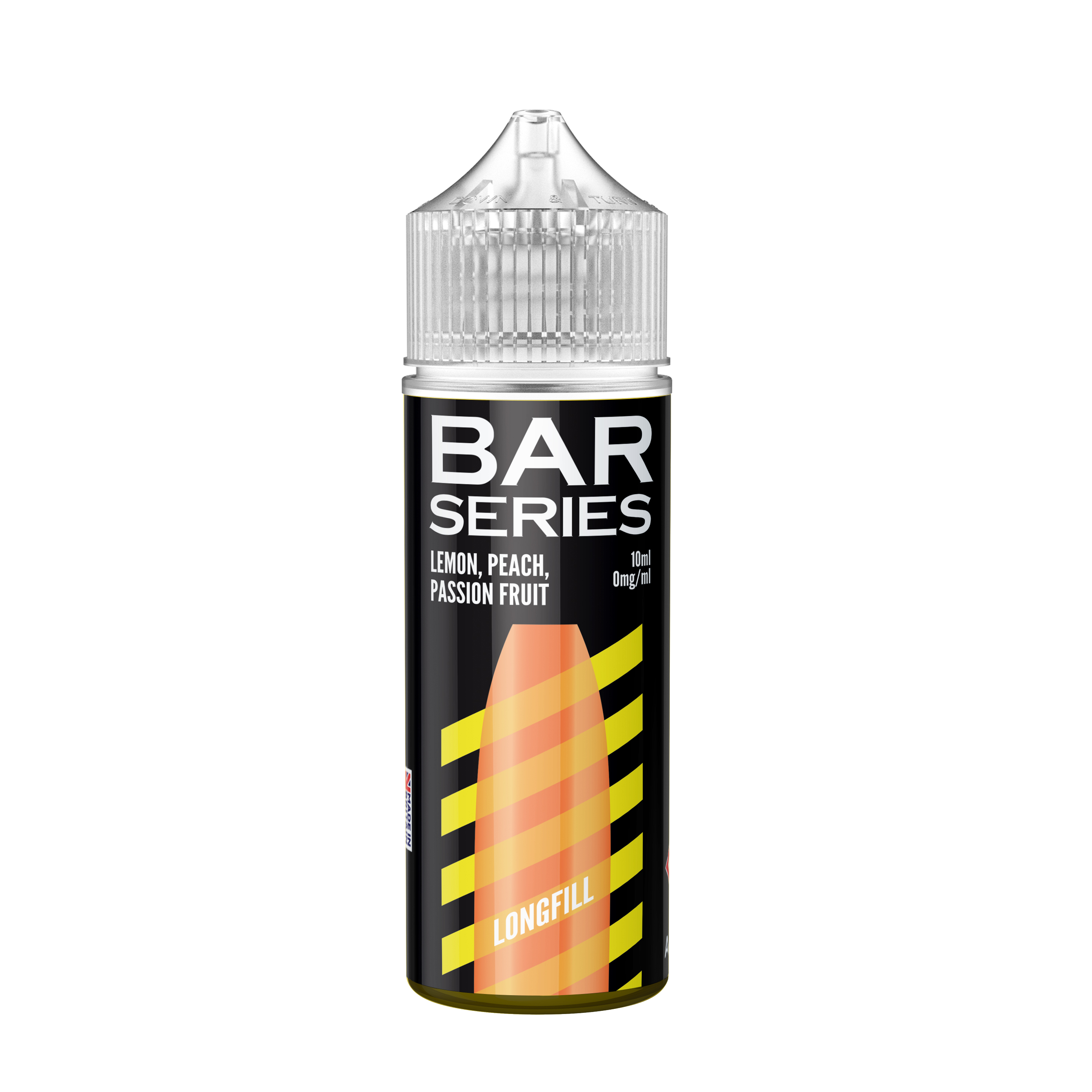 Bar Series -  10ml Longfill - Lemon Peach Passionfruit