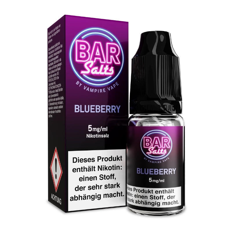 Vampire Vape Bar Salts - Blueberry 10ml 5mg