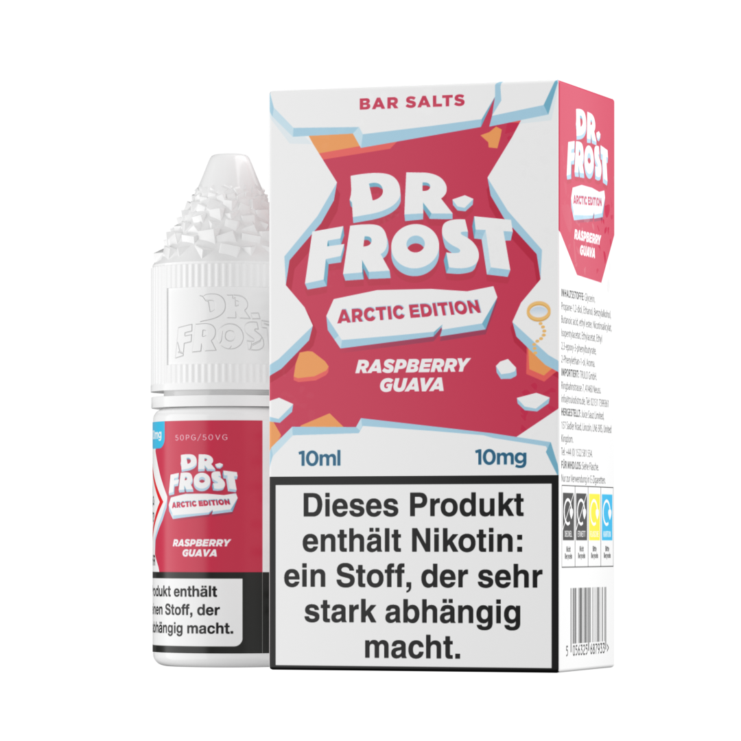 Dr. Frost Arctic Edition NicSalt, Raspberry Guava 10ml 10mg