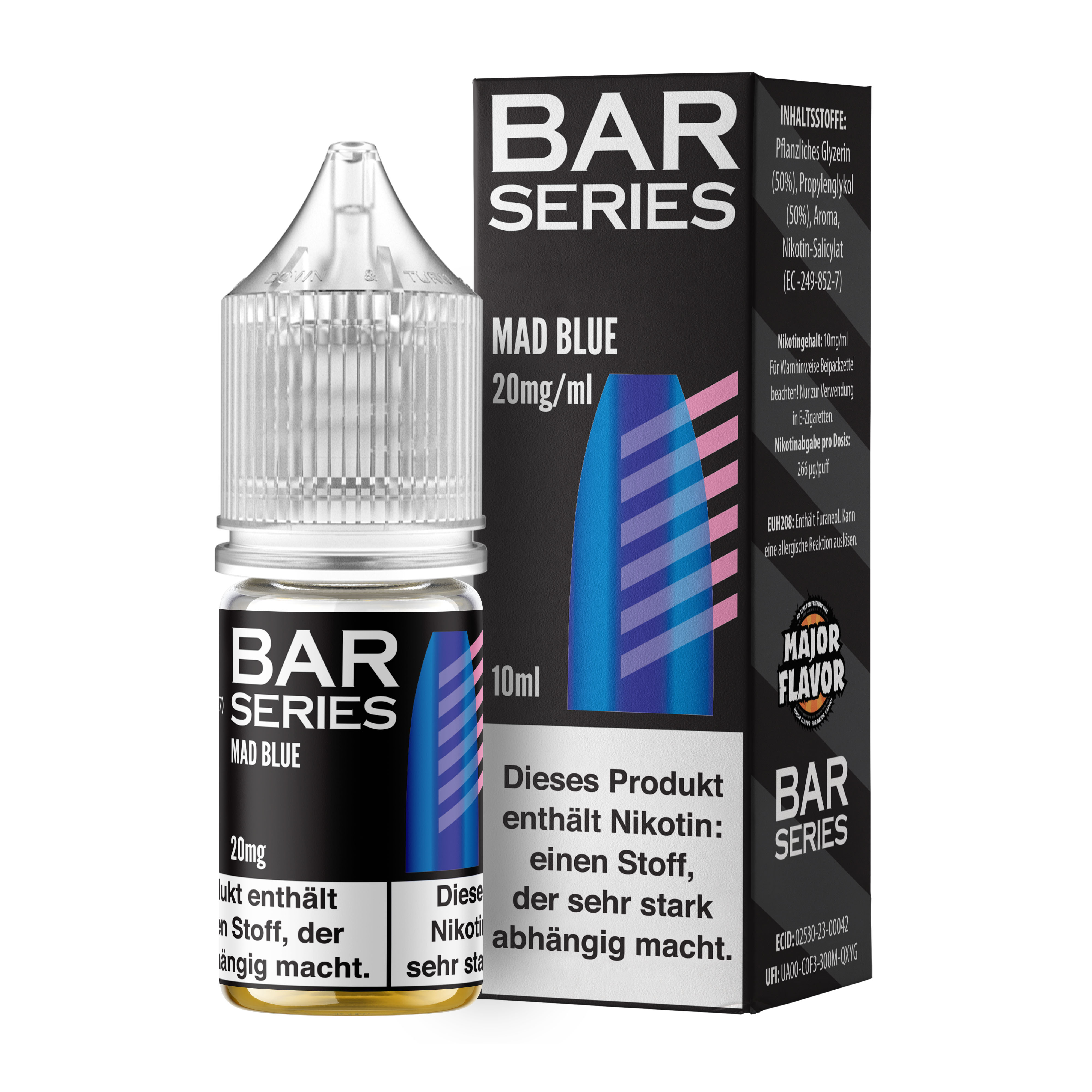  Bar Series - Nic Salt - Mad Blue - 10ml 20mg