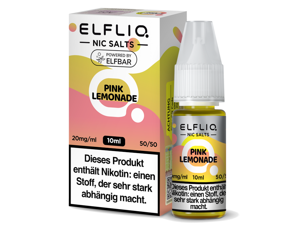 ELFLIQ, Pink Lemonade NicSalt 10ml - 