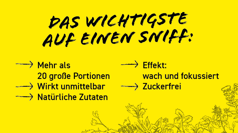 Wildkraut Energy Sniff Display (Bestückt)