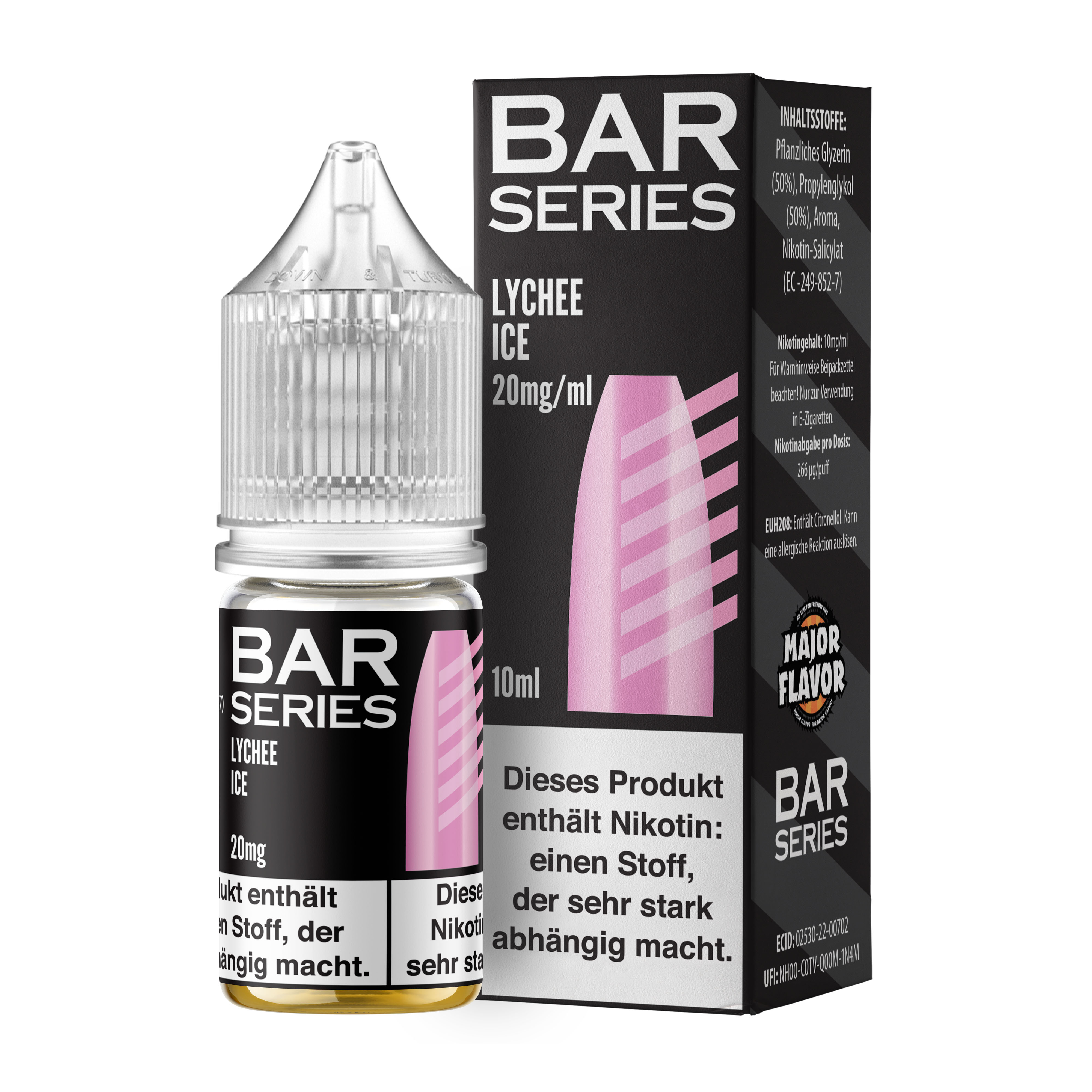 Bar Series - Nic Salt - Lychee Ice - 10ml 20mg 