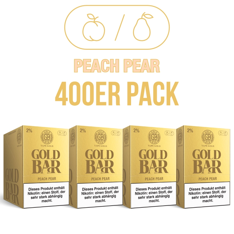 Gold Bar Peach Pear 20mg 2ml (400er VPE)