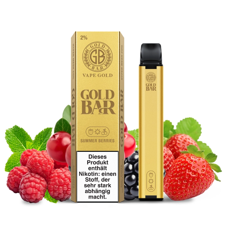 Gold Bar Summer Berries 20mg 2ml (10er VPE)