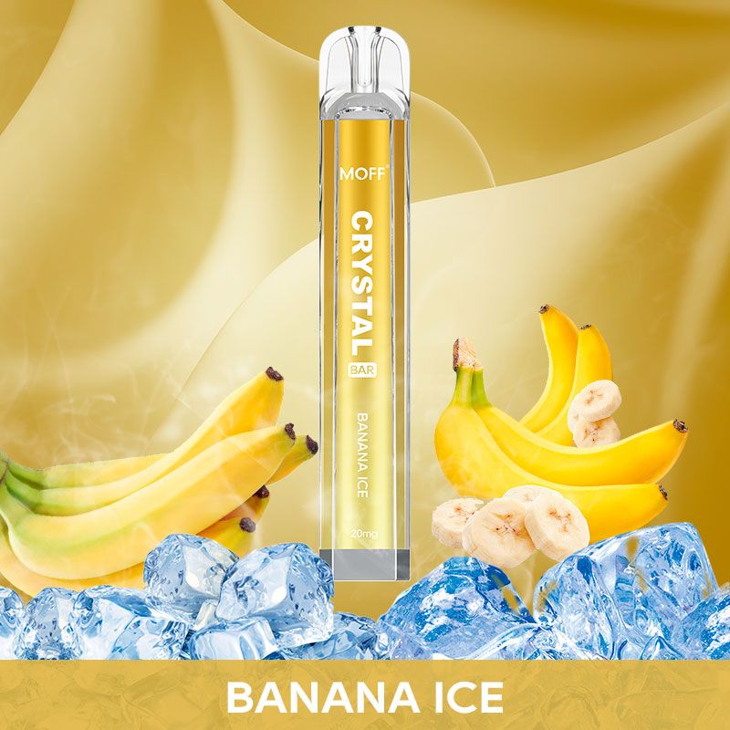 Moff Crystalbar Einweg E-Zigarette - Banana Ice 20mg