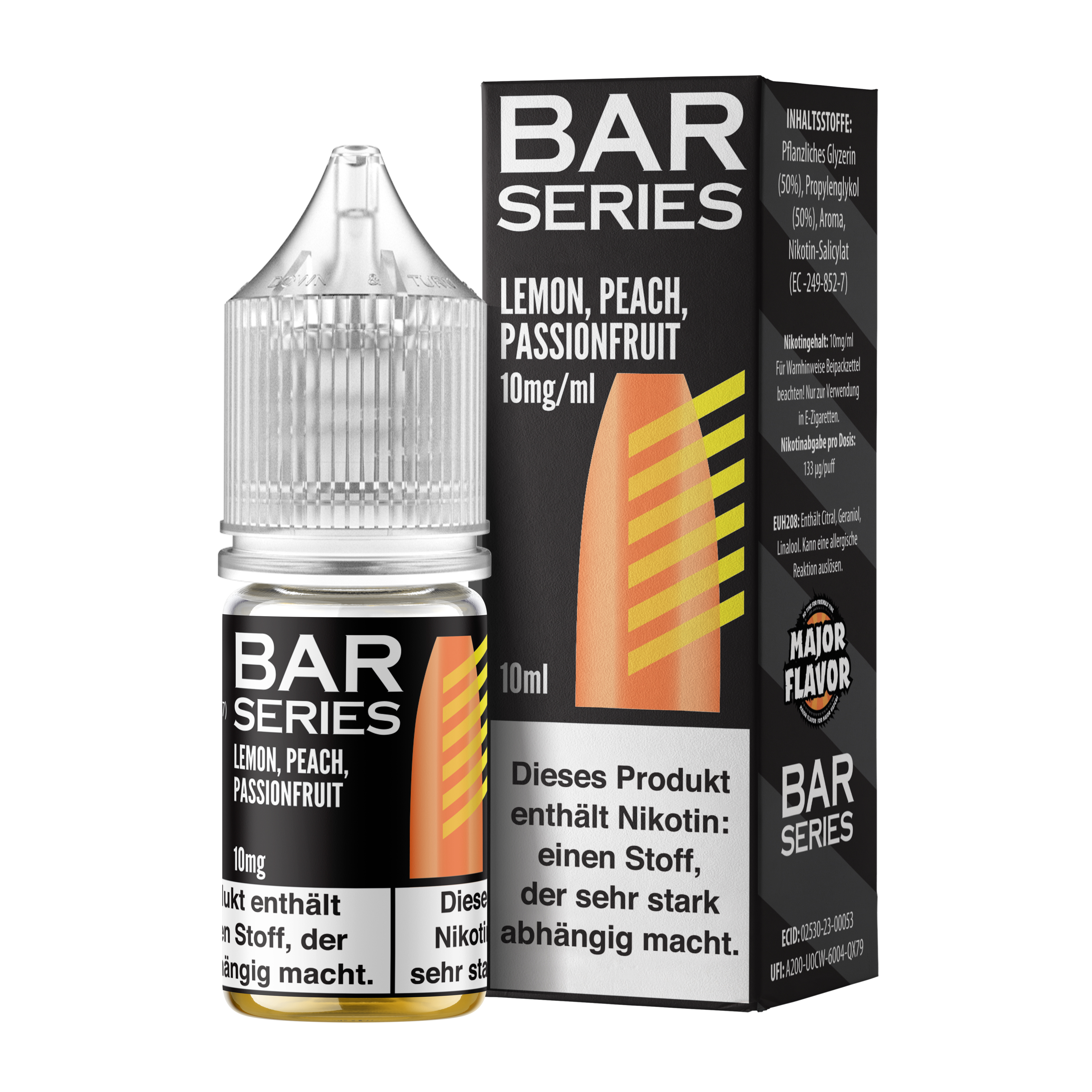  Bar Series - Nic Salt - Lemon Peach Passionfruit 