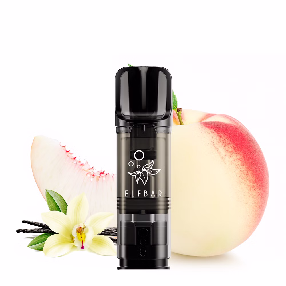 Elfbar, ELFA CP Prefilled Pod, Vanilla White Peach 20mg