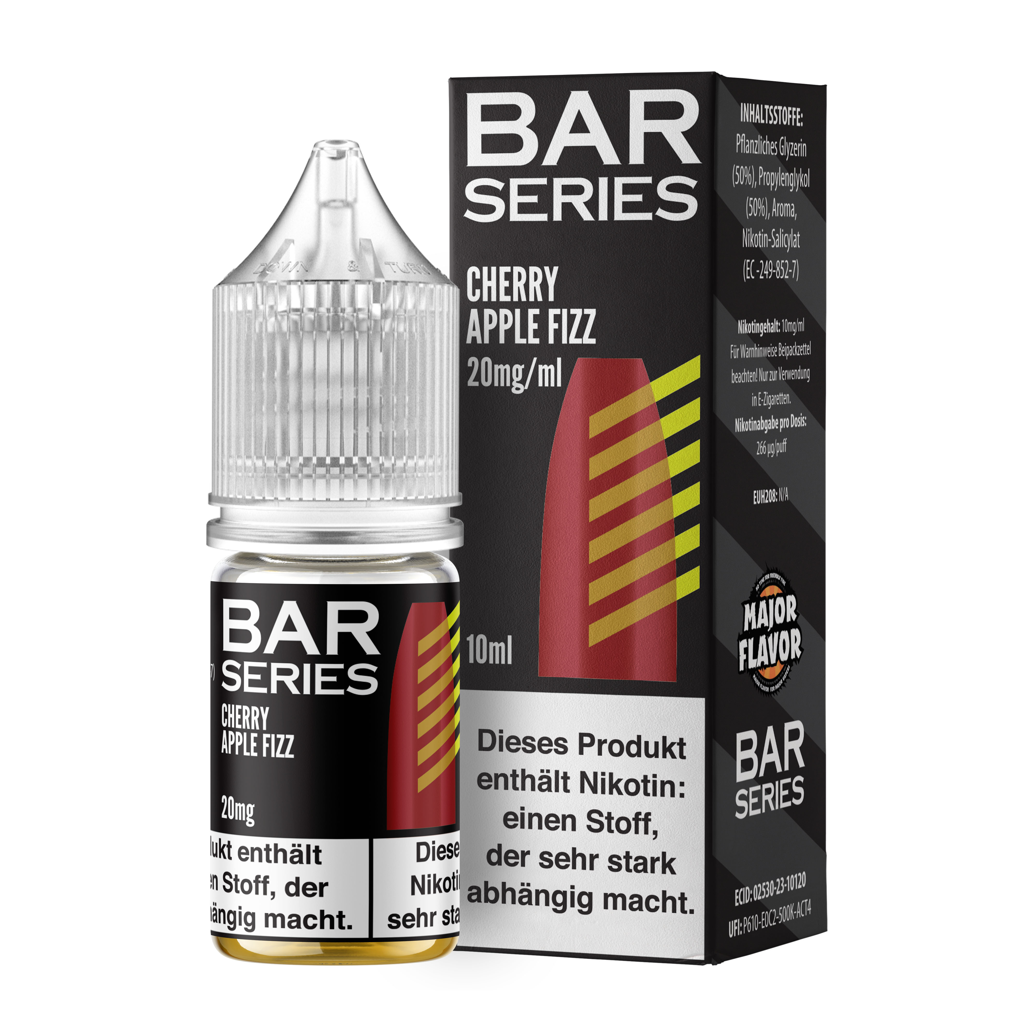  Bar Series - Nic Salt Cherry Fizz Green Apple - 10ml 20 mg