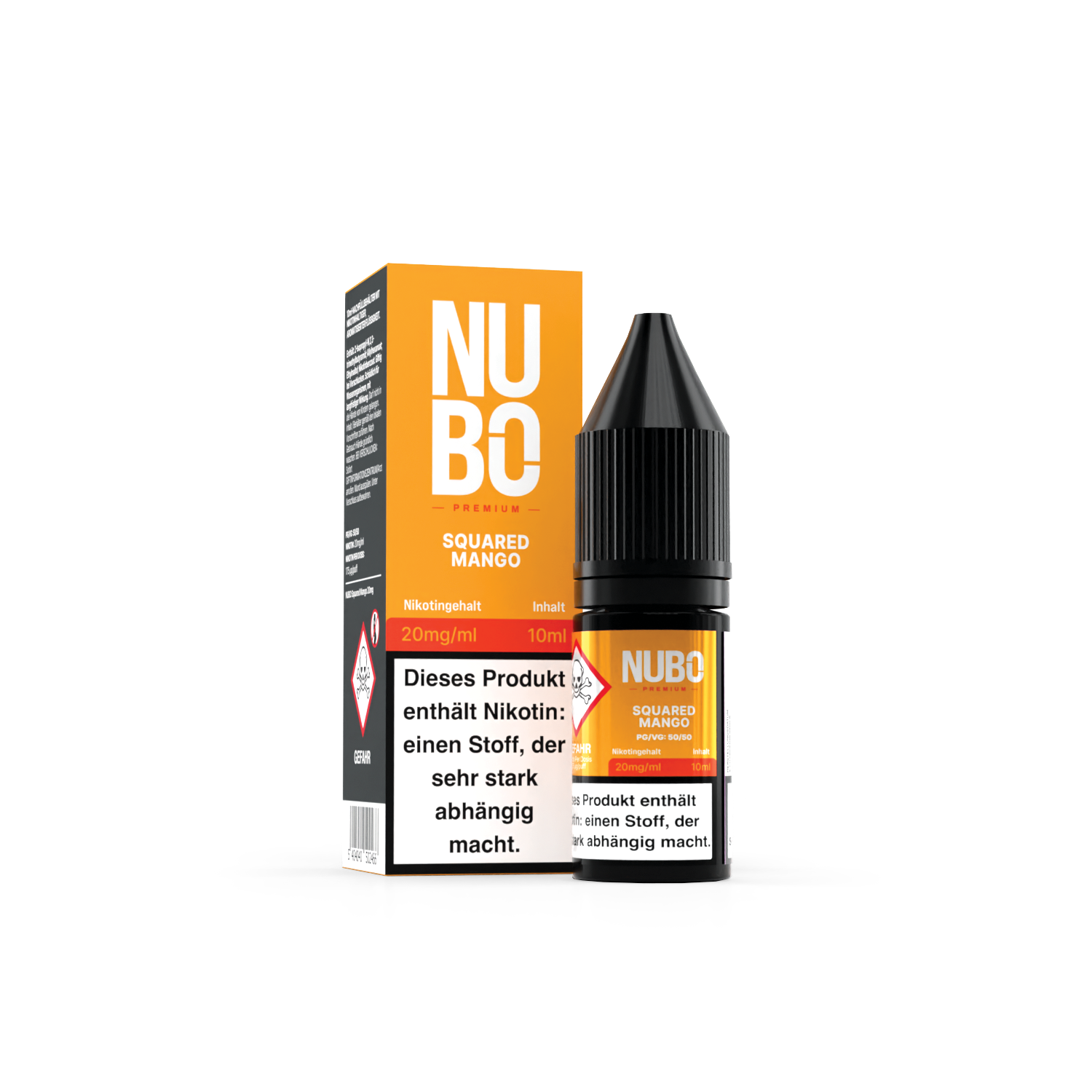 NUBO, Squared Mango NicSalt 10ml 20mg