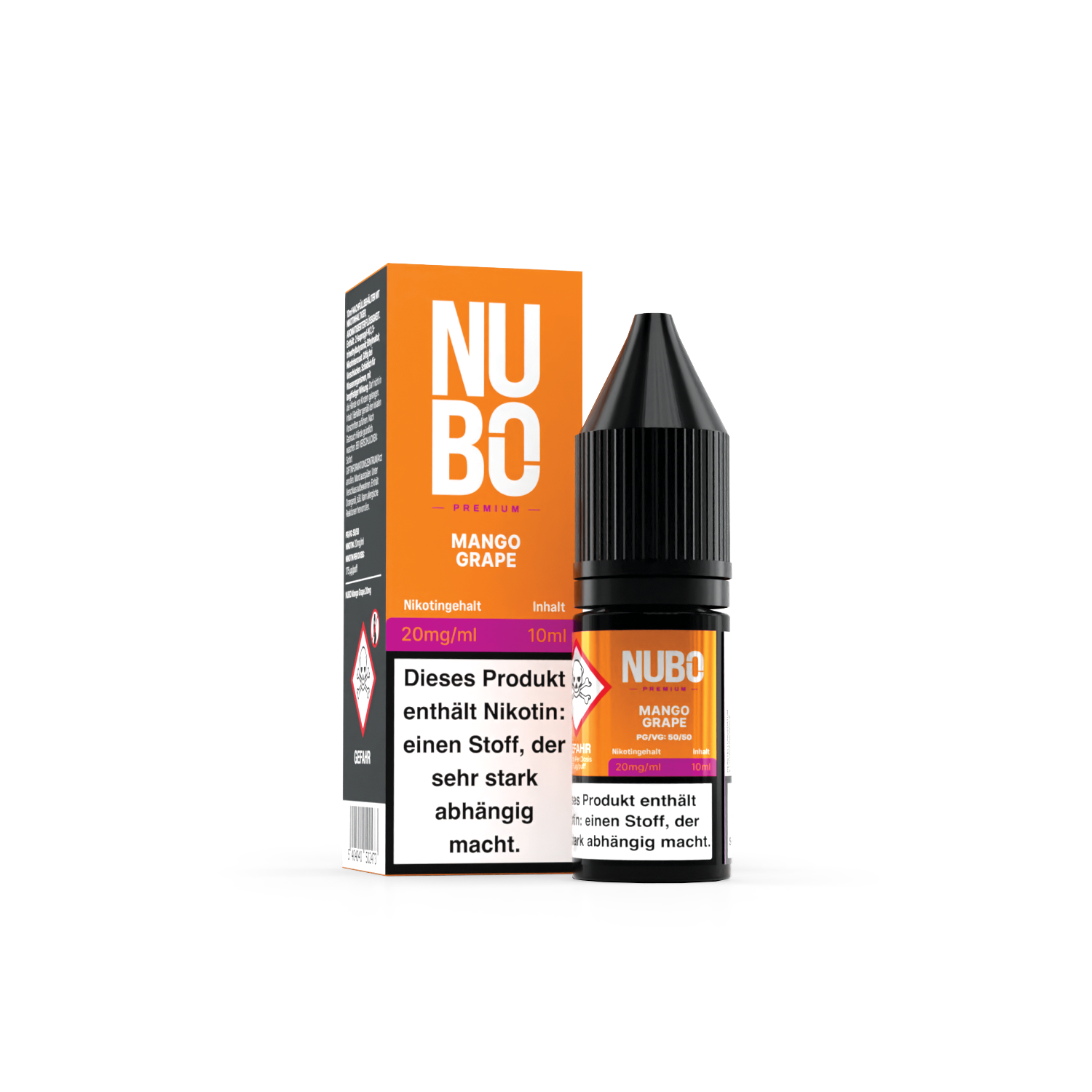 NUBO, Mango Grape NicSalt 10ml 20mg
