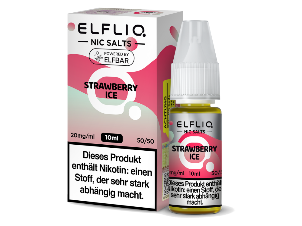 ELFLIQ, Strawberry Ice NicSalt 10ml - 